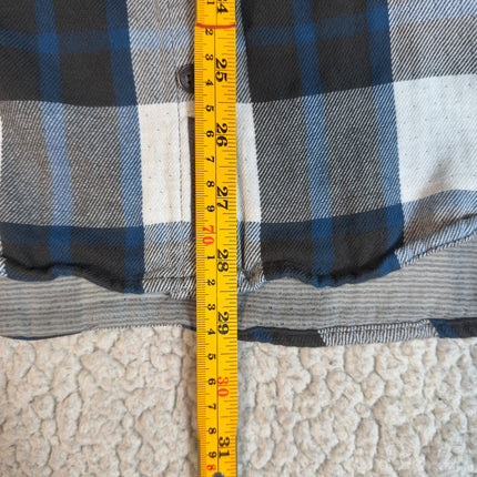 Toad & Co Organic Cotton Mens Plaid Flannel Shirt Button Up Long Sleeve L