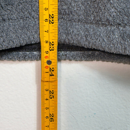 Patagonia Womens Gray Snap-T Fleece Pullover Top Turquoise Trim Size S