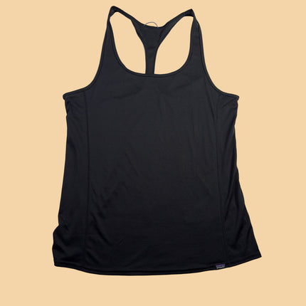 Patagonia Active Tank Top Women's Sleeveless Racerback Athletic Workout Black