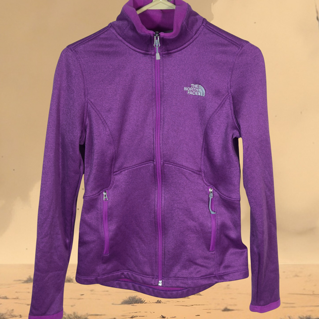 PreLoved The North Face Womens Small Activewear Jacket Purple Full Zip