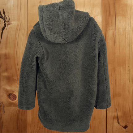 KOOLABURRA by UGG Womens Medium Green Sherpa Fleece Full Zip Hooded Jacket