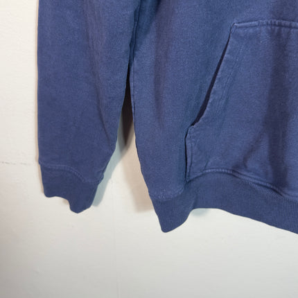 Patagonia Upcycle Hoodie Mens M Regular Fit Blue Logo Graphic Hooded Sweatshirt