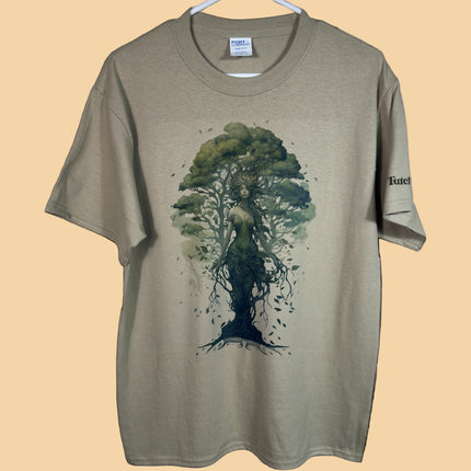 Mother Nature Mystical Tree T-Shirt by Tutchgrass