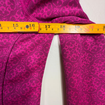 Marmot Hoodie Pullover Women's Large Pink Patterned Activewear Top Layer