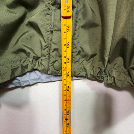 Marmot Men's Olive Green Lightweight Rain Jacket Hooded Size M Heavy Use