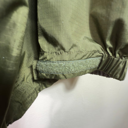 Marmot Men's Olive Green Lightweight Rain Jacket Hooded Size M Heavy Use