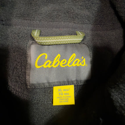 Cabela's Mens XL Fleece Full Zip Jacket Outdoor Warm