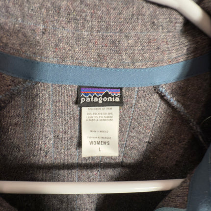 VTG Patagonia Woman's Jacket Quilt Again Full Zip Wool Blend