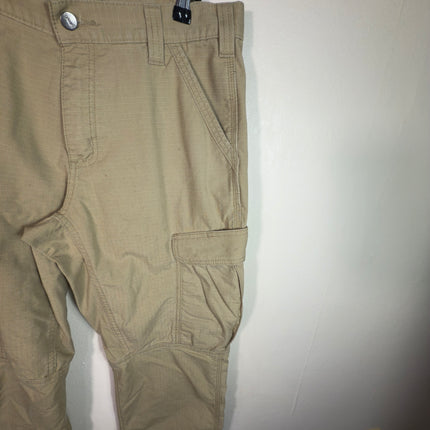 Carhartt Relaxed Fit Mens Cargo Pants 32x30 Beige Work Utility Casual Outdoor