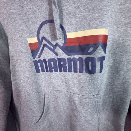 Marmot Mountain Works Hoodie Women's Large Gray Pullover Sweatshirt