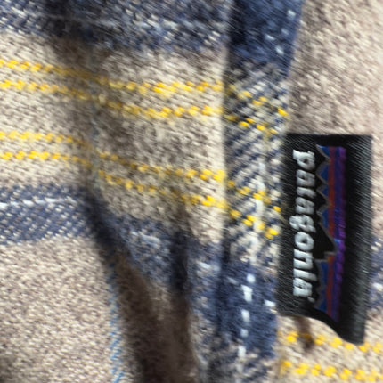 Patagonia Organic Cotton Mens Flannel Shirt Plaid Button Up Medium