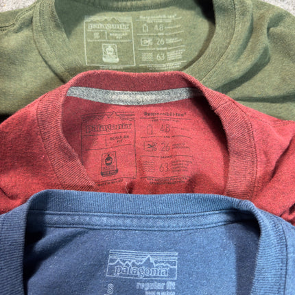 Patagonia Mens Tshirts Small Regular Fit Lot of 3
