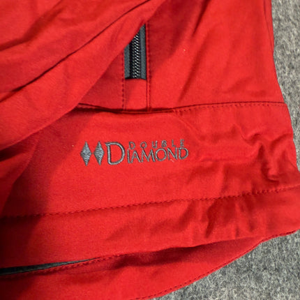 Black Diamond Double Diamond Jacket Mens XL Red Full Zip Soft Shell Coat