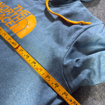 The North Face Mens Large Pullover Hoodie Sweatshirt Blue Yellow