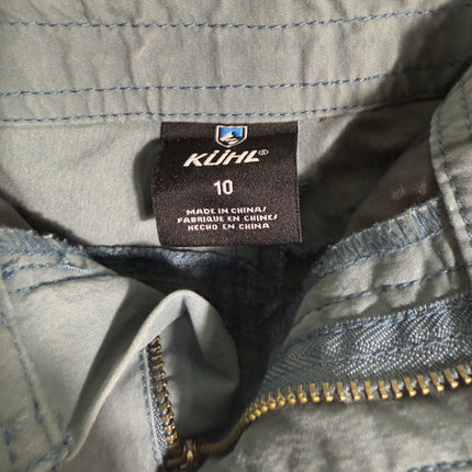 Kuhl Women's Blue Hiking Shorty Shorts Size 10 Casual Outdoor Travel