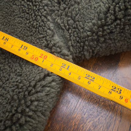 KOOLABURRA by UGG Womens Medium Green Sherpa Fleece Full Zip Hooded Jacket