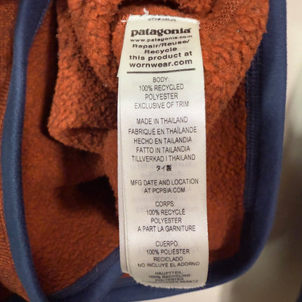 Patagonia Mens Large Better Sweater 1/4 Zip Pullover Recycled Polyester Sweater