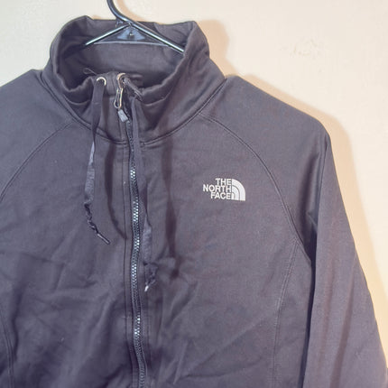 PreLoved The North Face Womens Medium Full Zip Jacket Black Fleece Lined Activewear