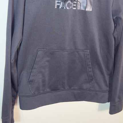 PreLoved The North Face Hoodie Womens Pullover Black Logo Sweatshirt Small Petite