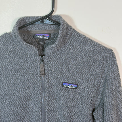 PreLoved Patagonia Womens Gray Wool Blend Full Zip Sweater Jacket Small