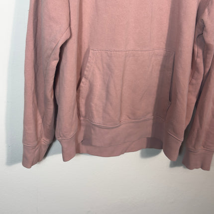 PreLoved The North Face Hoodie Mens Medium Never Stop Exploring Pink Pullover Sweatshirt