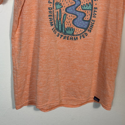 PreLoved Patagonia Capilene Cool Daily Trail Running Tee Womens XS Peach Heathered