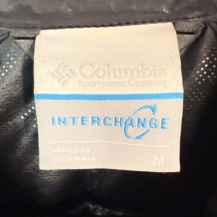 PreLoved Columbia Womens Medium Down Puffer Jacket Black Full Zip Lightweight 650