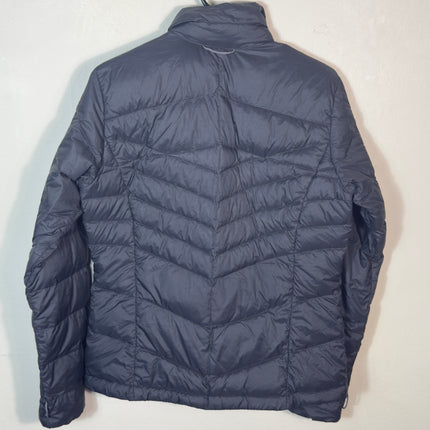 PreLoved Columbia Womens Medium Down Puffer Jacket Black Full Zip Lightweight 650