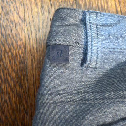PreLoved Lululemon Mens Pants Size 34 ABC Commission Slim Fit Blue Heather Actual 36x33